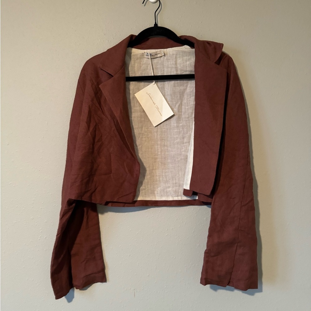 Savannah Morrow Medium Cropped Blazer